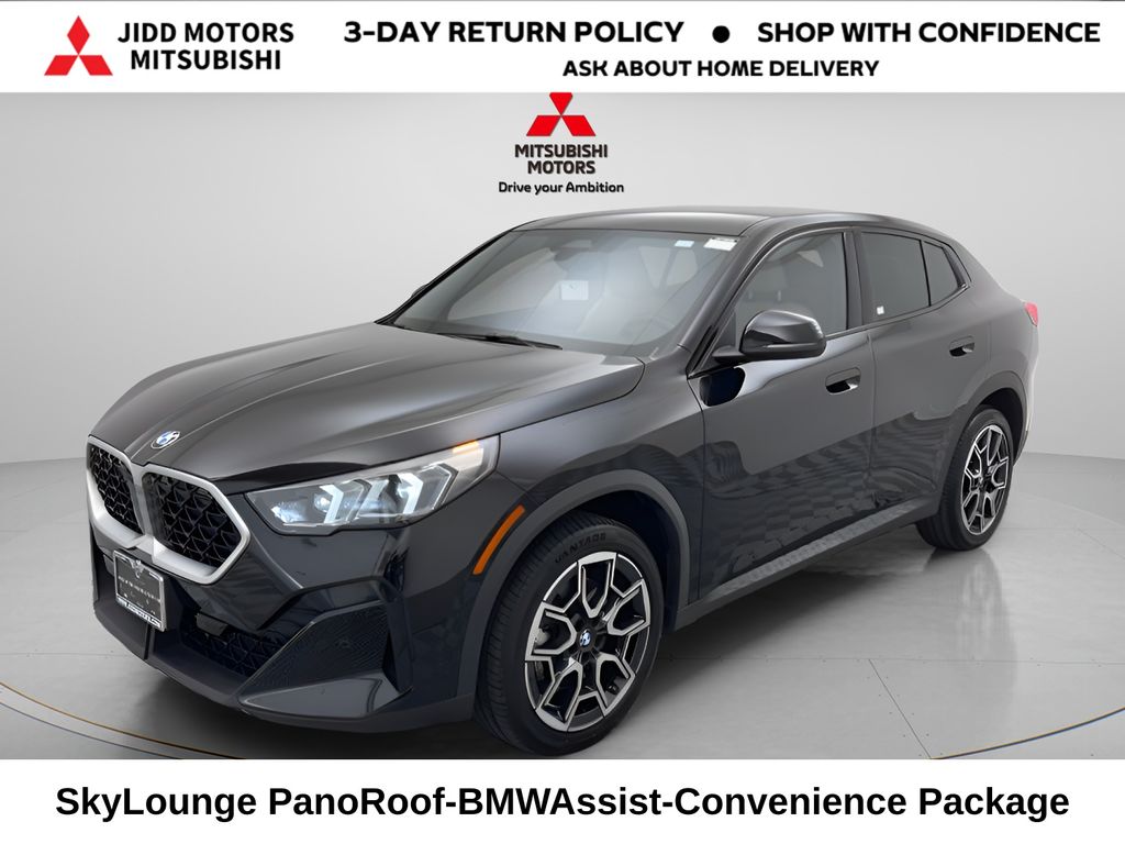Black Sapphire Metallic 2025 BMW X2 SUV / Crossover All-Wheel Drive 7-Speed Automatic