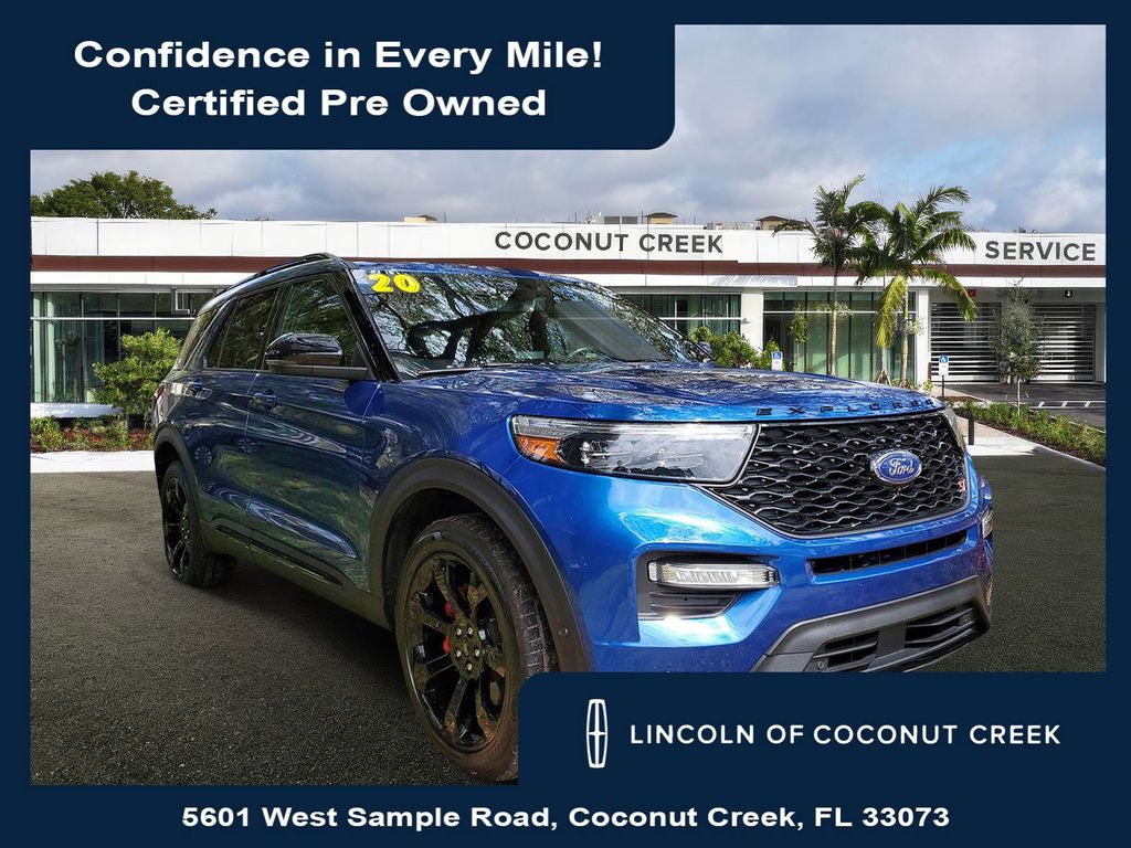 Blue Metallic 2020 Ford Explorer ST AWD SUV / Crossover All-Wheel Drive Automatic