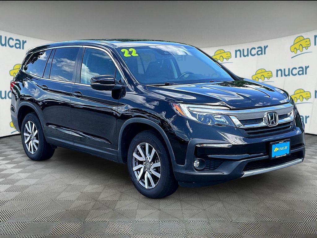 Black 2022 Honda Pilot EX-L AWD SUV / Crossover All-Wheel Drive 9-Speed Automatic