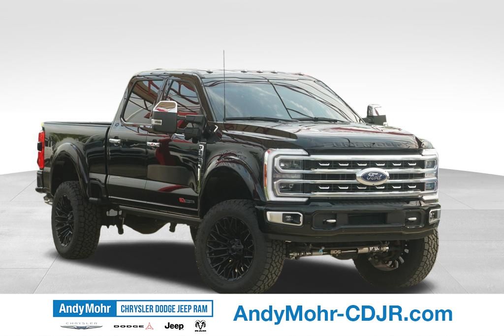 Black Metallic 2024 Ford F-350 Super Duty Pickup Truck Four-Wheel Drive Automatic