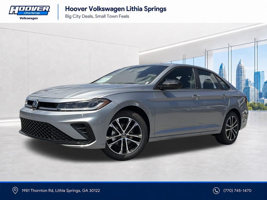 Pyrite Silver Metallic 2026 Volkswagen Jetta Sedan Front-Wheel Drive 8-Speed Automatic
