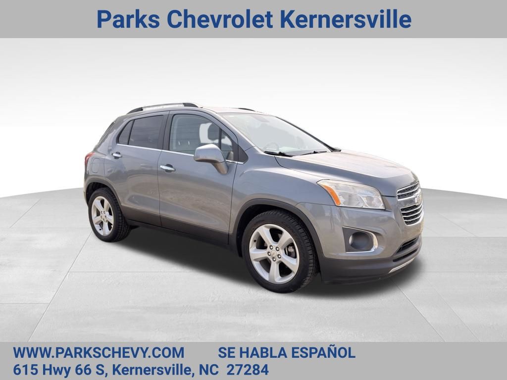 Gray (Satin Steel Metallic) 2015 Chevrolet Trax LTZ FWD SUV / Crossover Front-Wheel Drive 6-Speed Automatic