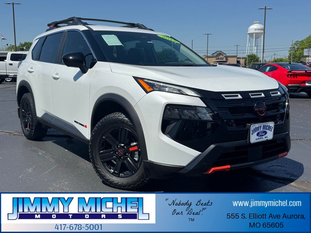 Everest White Pearl 2025 Nissan Rogue SUV / Crossover All-Wheel Drive Continuously Variable Transmission