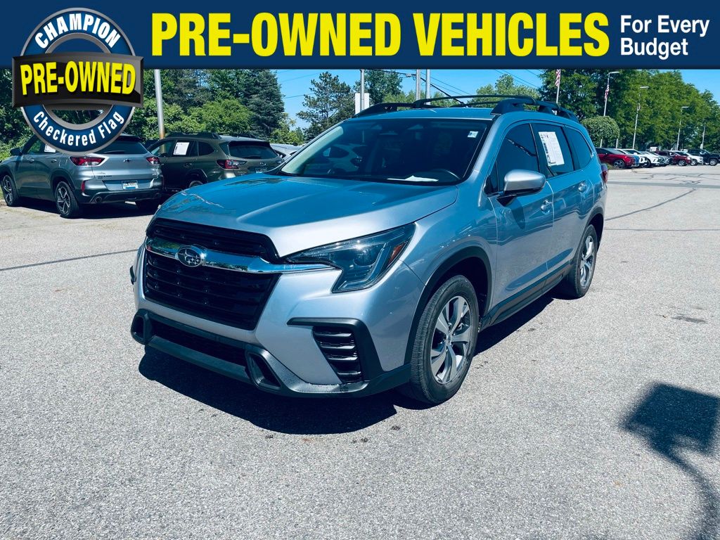 Ice Silver Metallic 2024 Subaru Ascent Premium 7-Passenger AWD SUV / Crossover All-Wheel Drive Continuously Variable Transmission