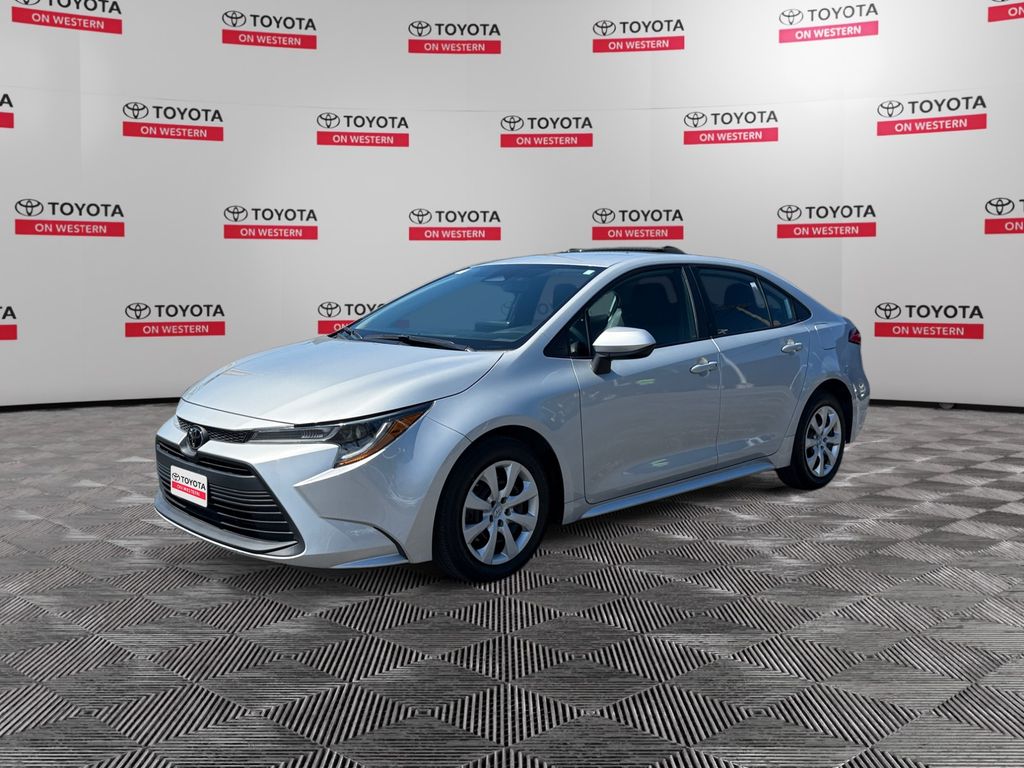 Classic Silver Metallic 2023 Toyota Corolla Sedan Front-Wheel Drive Continuously Variable Transmission