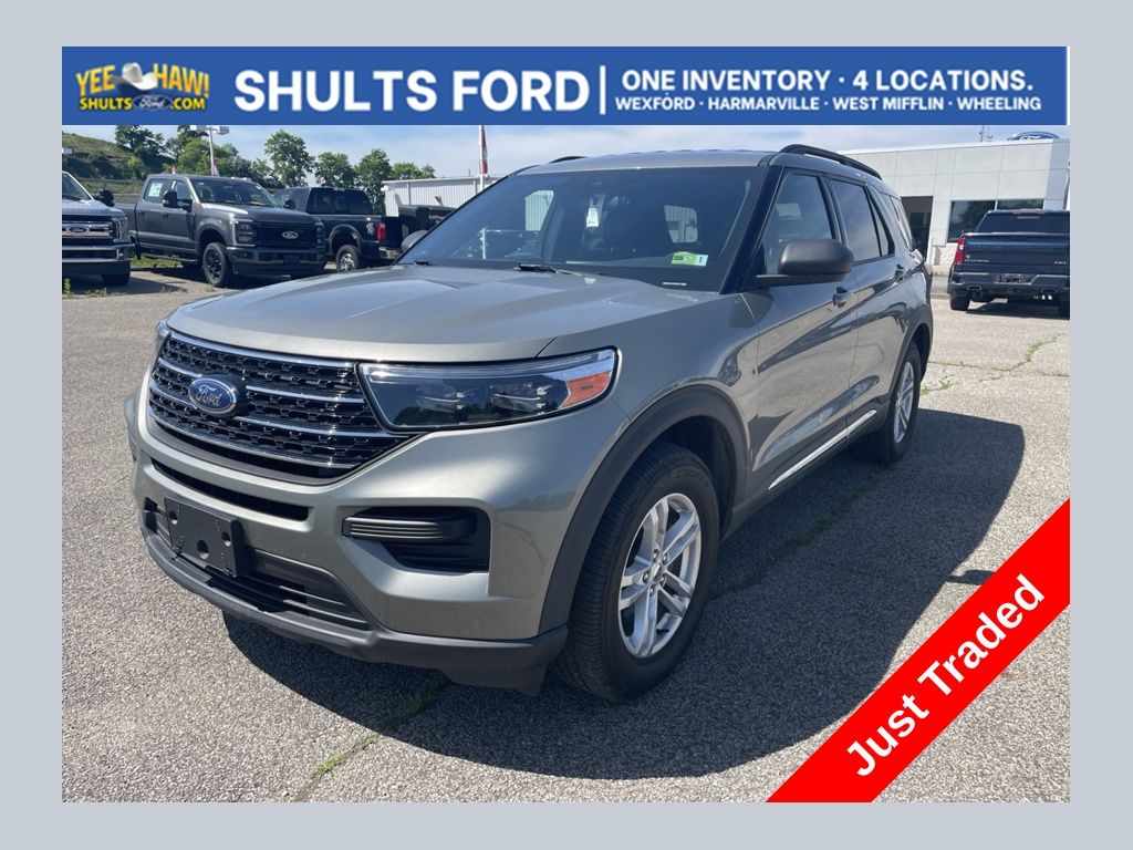 Silver Spruce Metallic 2020 Ford Explorer XLT AWD SUV / Crossover All-Wheel Drive Automatic