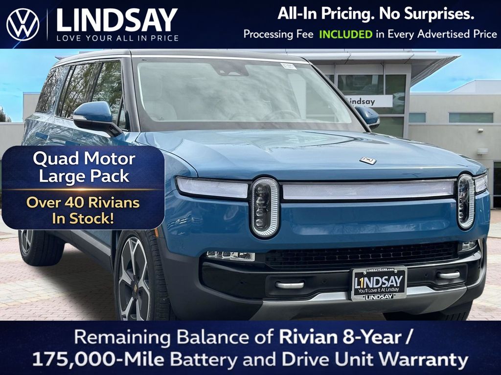 Rivian Blue 2024 Rivian R1S Adventure Quad Motor AWD SUV / Crossover All-Wheel Drive 1-Speed Automatic