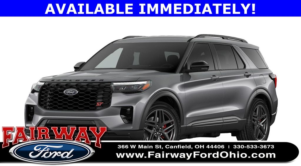 Carbonized Gray Metallic 2026 Ford Explorer ST AWD SUV / Crossover All-Wheel Drive Automatic