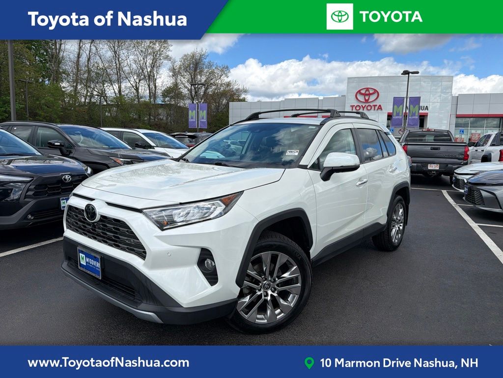 Blizzard Pearl White 2021 Toyota RAV4 Limited AWD SUV / Crossover All-Wheel Drive 8-Speed Automatic