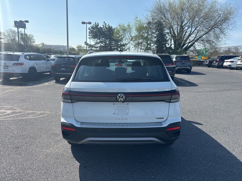 2025 Volkswagen Taos 1.5T S White at Subaru and VW of Moon Township