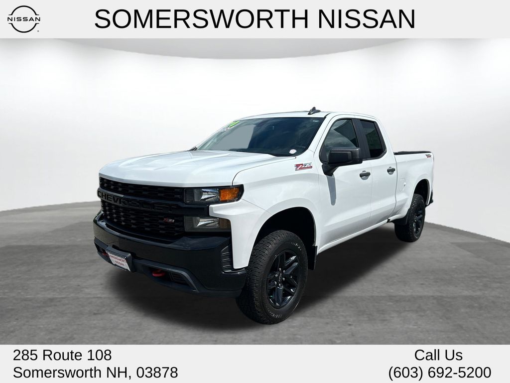 White 2020 Chevrolet Silverado 1500 Pickup Truck Four-Wheel Drive 6-Speed Automatic Overdrive
