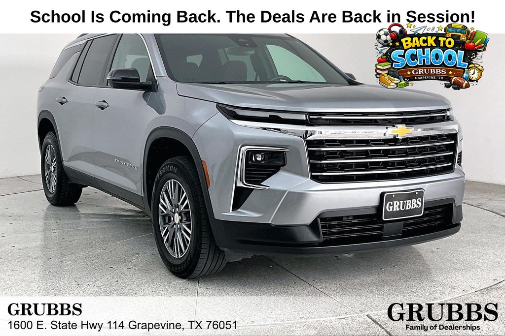 Sterling Gray Metallic 2024 Chevrolet Traverse SUV / Crossover Front-Wheel Drive 8-Speed Automatic