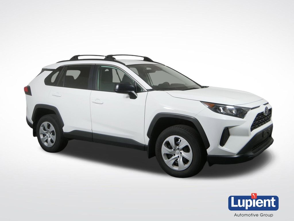 Super White 2020 Toyota RAV4 LE AWD SUV / Crossover All-Wheel Drive 8-Speed Automatic