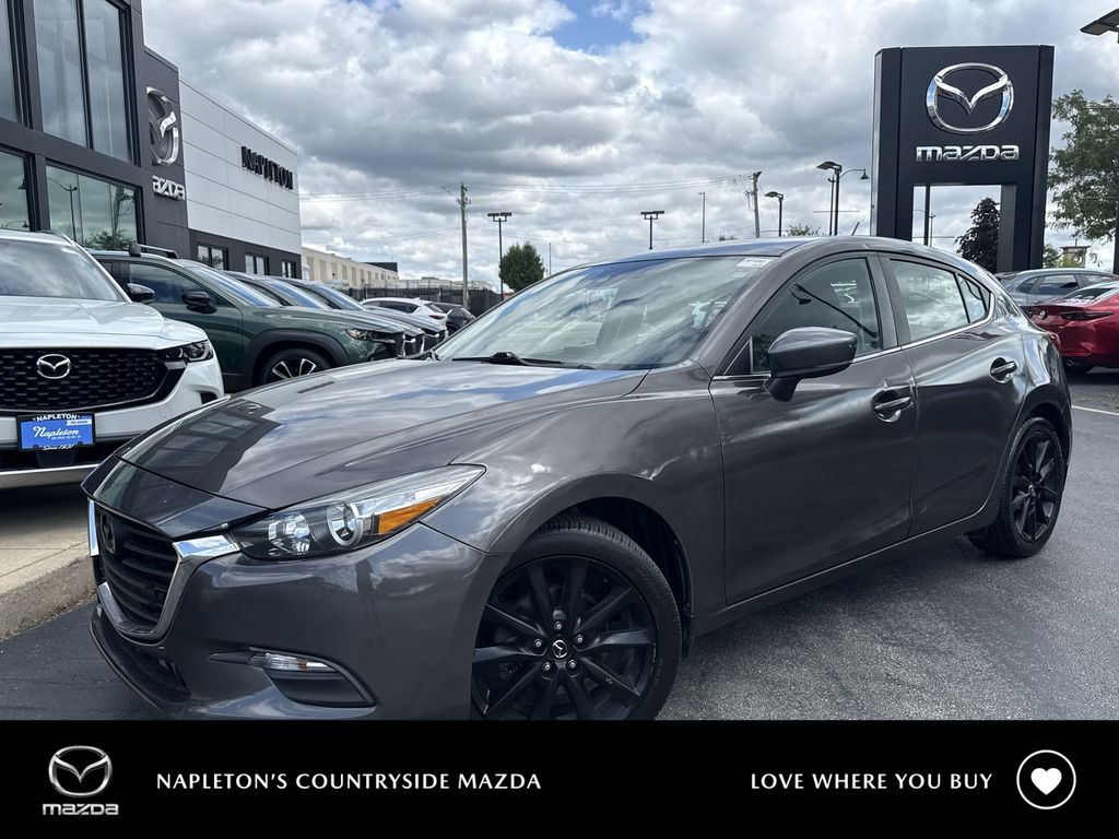 Machine Gray Metallic 2018 Mazda MAZDA3 Hatchback Front-Wheel Drive 6-Speed Automatic