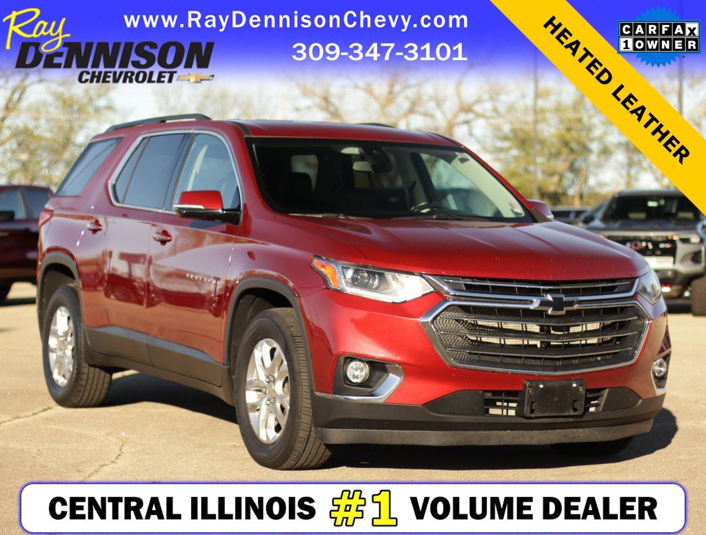 Cajun Red Tintcoat 2020 Chevrolet Traverse LT Leather FWD SUV / Crossover Front-Wheel Drive 9-Speed Automatic