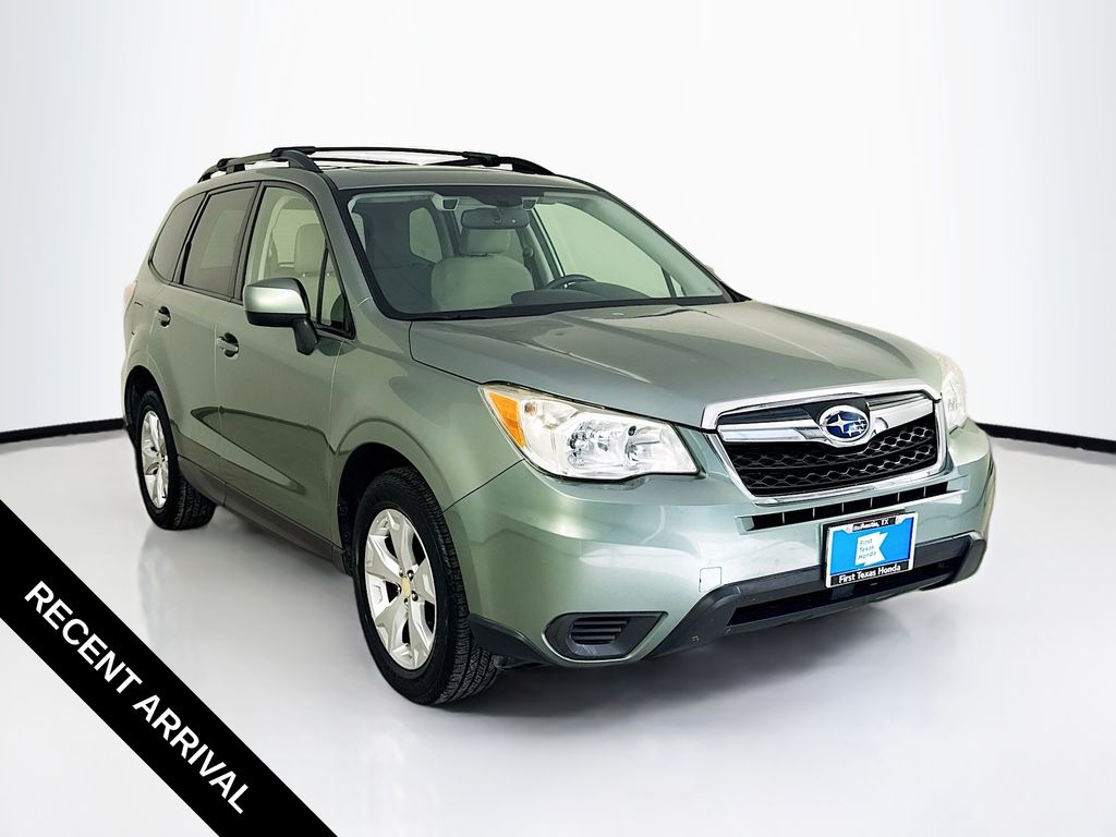 Jasmine Green Metallic 2015 Subaru Forester SUV / Crossover All-Wheel Drive Continuously Variable Transmission