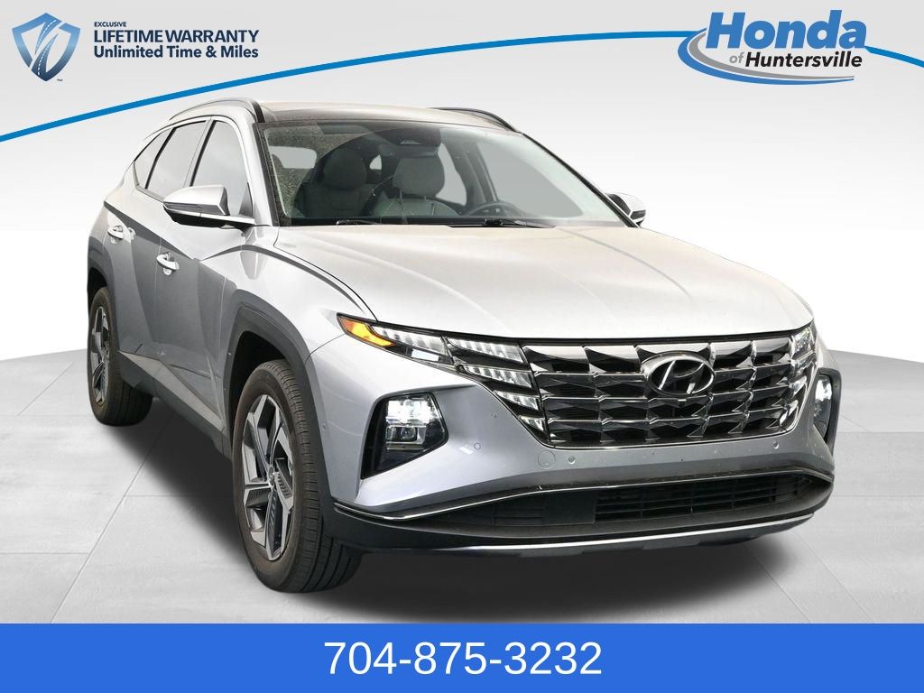 Shimmering Silver 2023 Hyundai Tucson Hybrid Limited AWD SUV / Crossover All-Wheel Drive 6-Speed Automatic