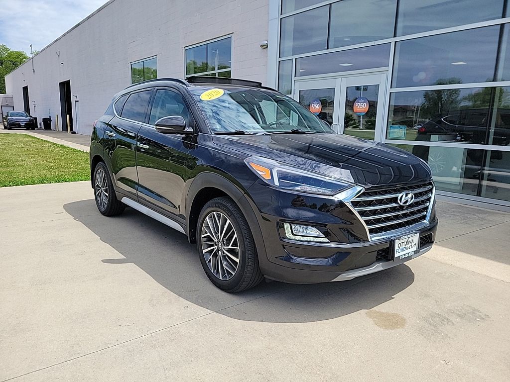 Black Noir Pearl 2020 Hyundai Tucson Ultimate AWD SUV / Crossover All-Wheel Drive 6-Speed Automatic