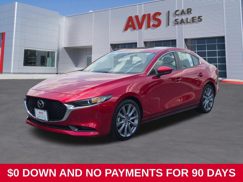 Soul Red Crystal Metallic 2025 Mazda MAZDA3 Sedan Front-Wheel Drive 6-Speed Automatic