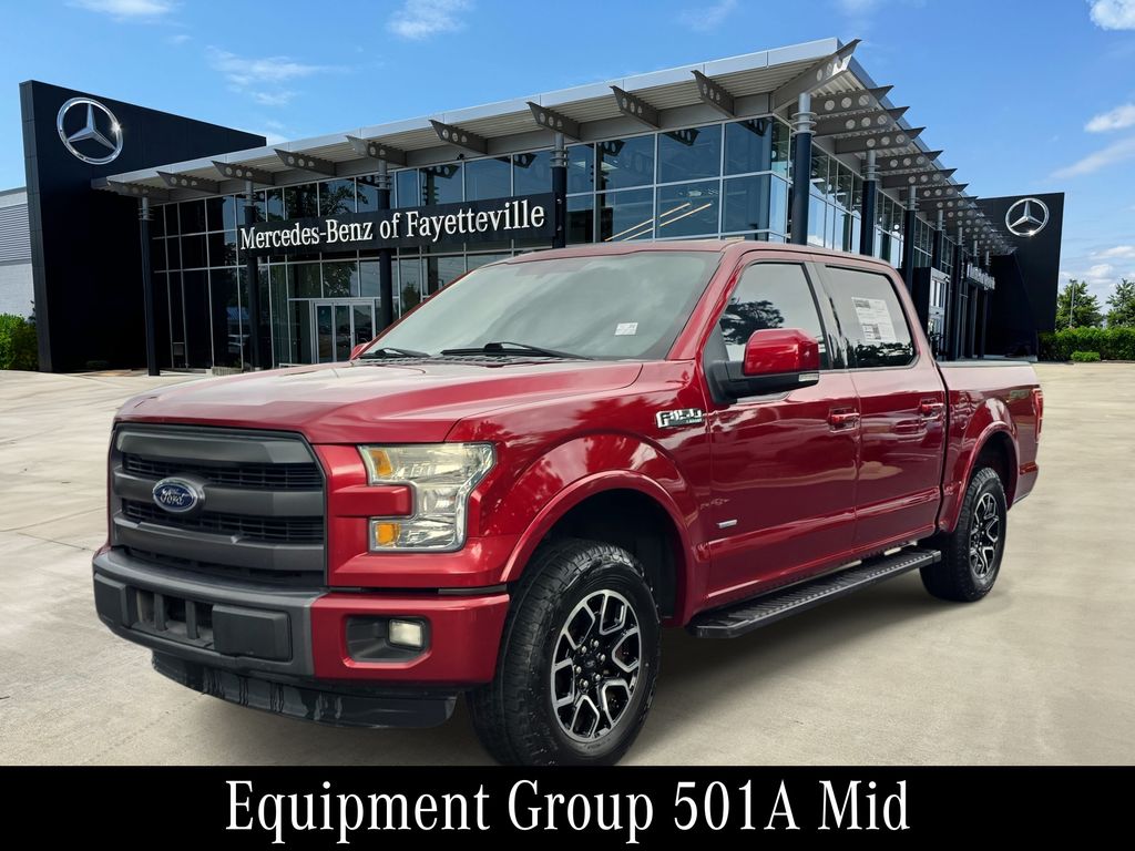 Ruby Red Metallic 2015 Ford F-150 Pickup Truck 4X2 6-Speed Automatic