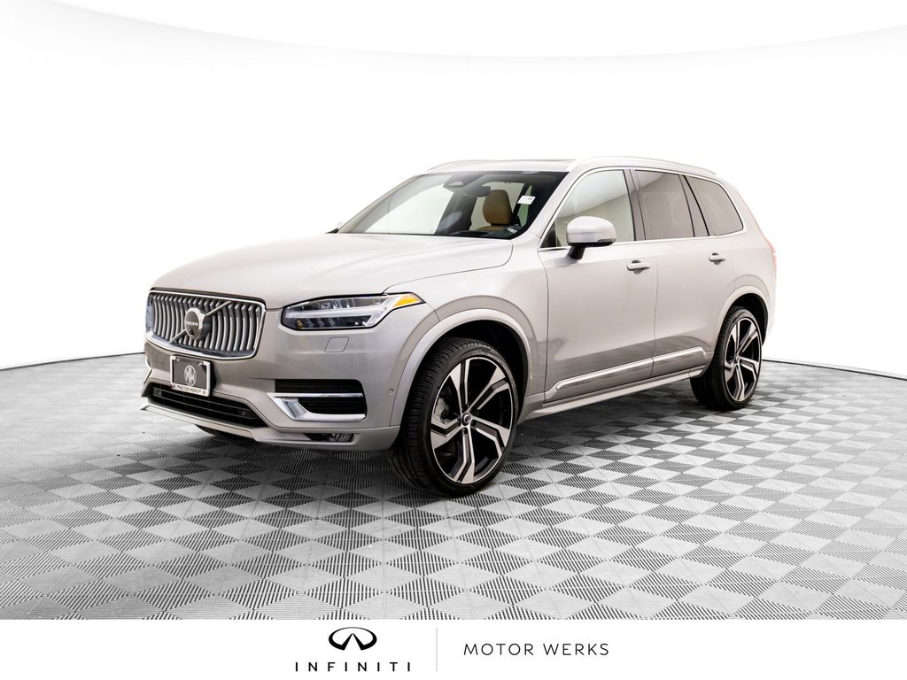 Silver Dawn Metallic 2024 Volvo XC90 B6 Ultimate Bright Theme 7-Passenger AWD SUV / Crossover All-Wheel Drive Automatic