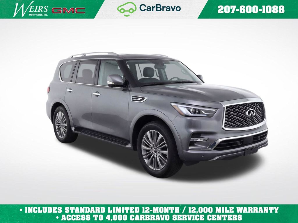 Gray (Graphite Shadow) 2020 INFINITI QX80 Luxe 4WD SUV / Crossover All-Wheel Drive 7-Speed Automatic
