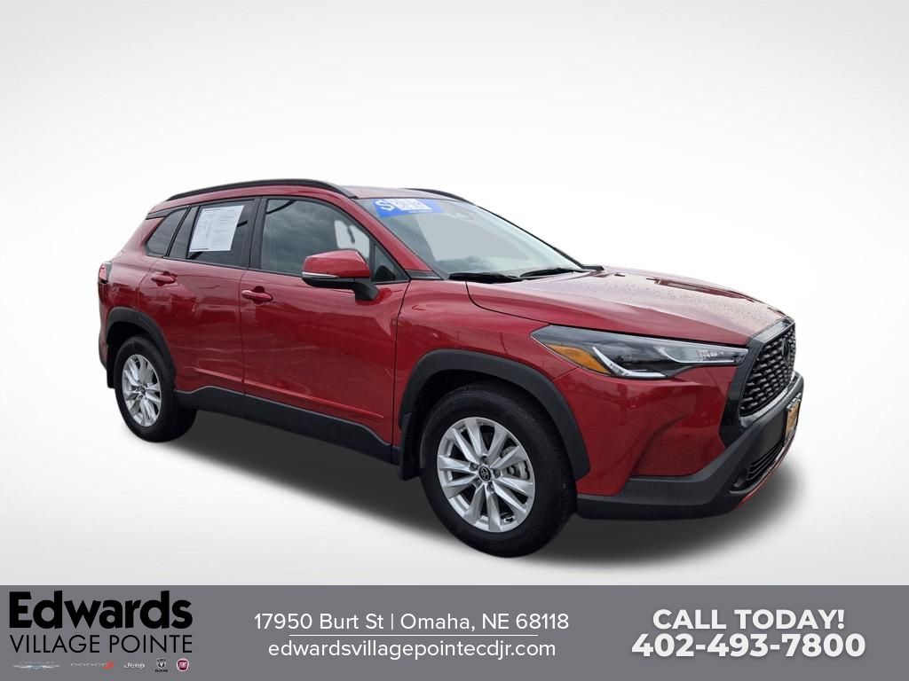 Barcelona Red Metallic 2023 Toyota Corolla Cross SUV / Crossover All-Wheel Drive Continuously Variable Transmission