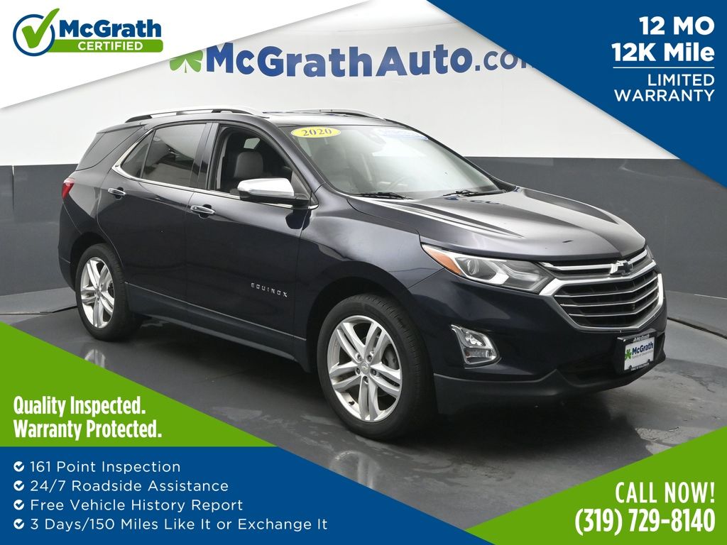 Midnight Blue Metallic 2020 Chevrolet Equinox SUV / Crossover Four-Wheel Drive 6-Speed Automatic Overdrive