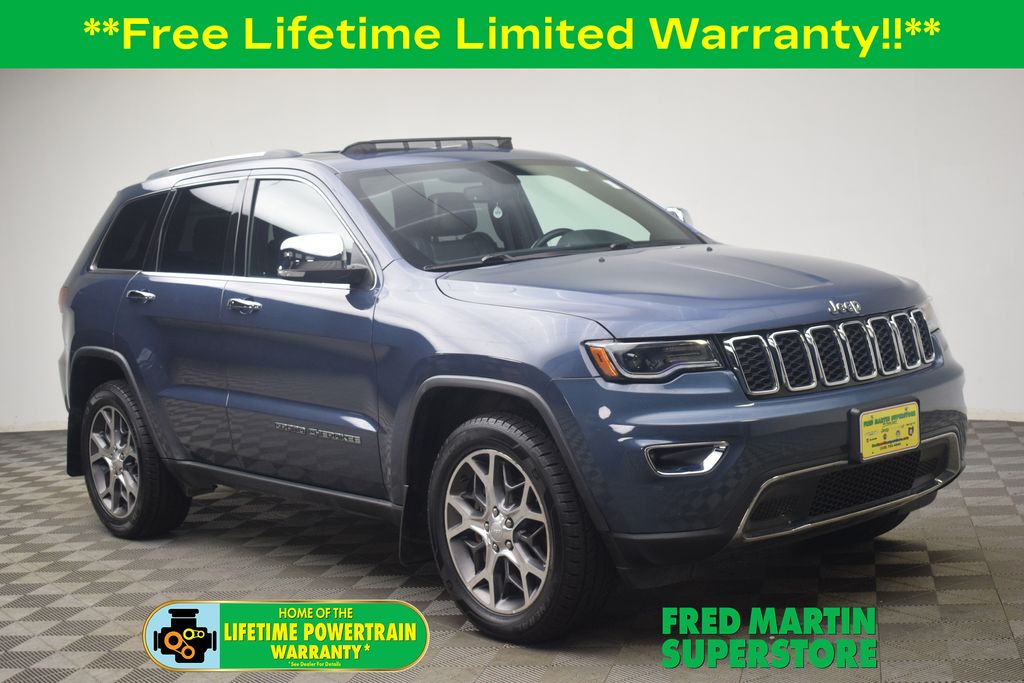Pacific Blue Clearcoat 2020 Jeep Grand Cherokee SUV / Crossover Four-Wheel Drive 8-Speed Automatic