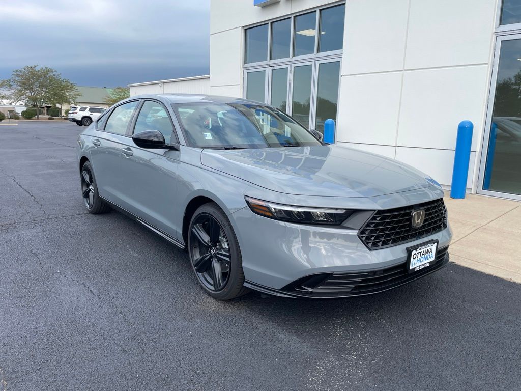Urban Gray Pearl 2026 Honda Accord Hybrid Sedan Front-Wheel Drive Continuously Variable Transmission