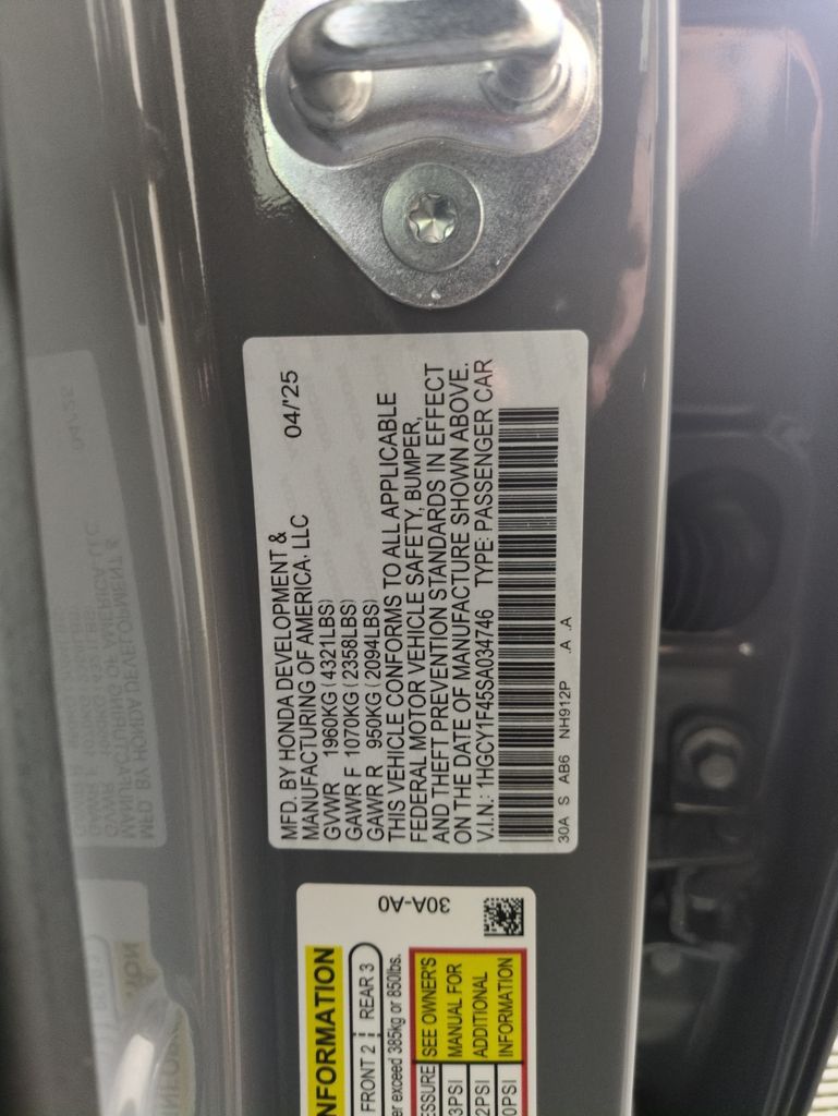 New 2025 Honda Accord For Sale in Fort Wayne, IN