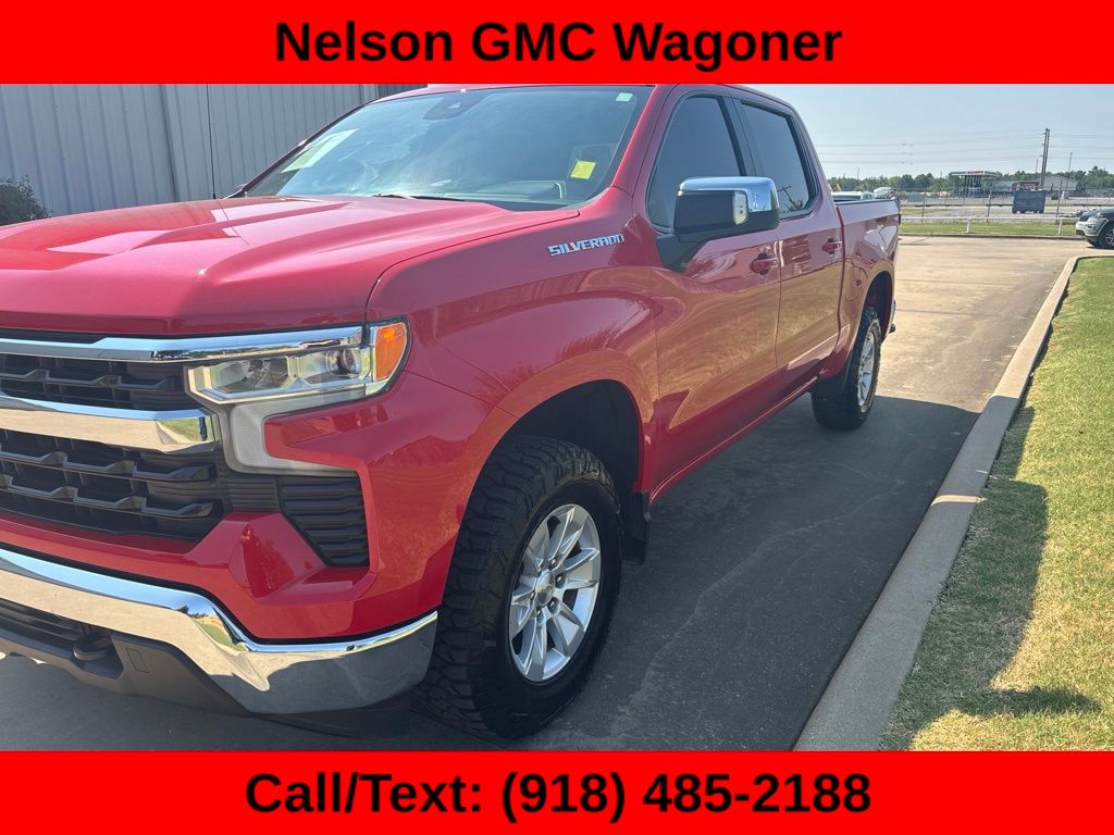 Red Hot 2023 Chevrolet Silverado 1500 Pickup Truck Four-Wheel Drive 8-Speed Automatic