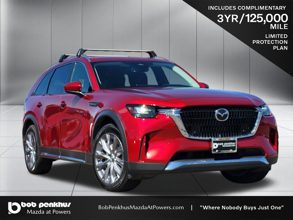Soul Red Crystal Metallic 2024 Mazda CX-90 3.3 Turbo Premium AWD SUV / Crossover All-Wheel Drive 8-Speed Automatic