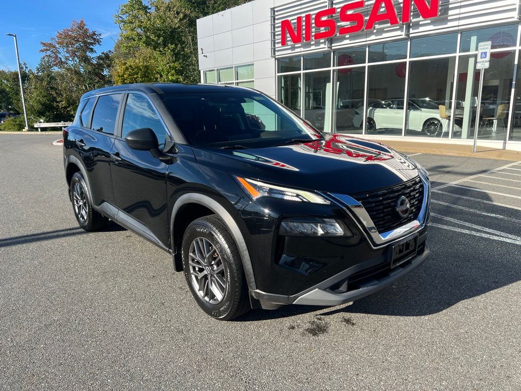 Super Black 2023 Nissan Rogue SUV / Crossover All-Wheel Drive Continuously Variable Transmission