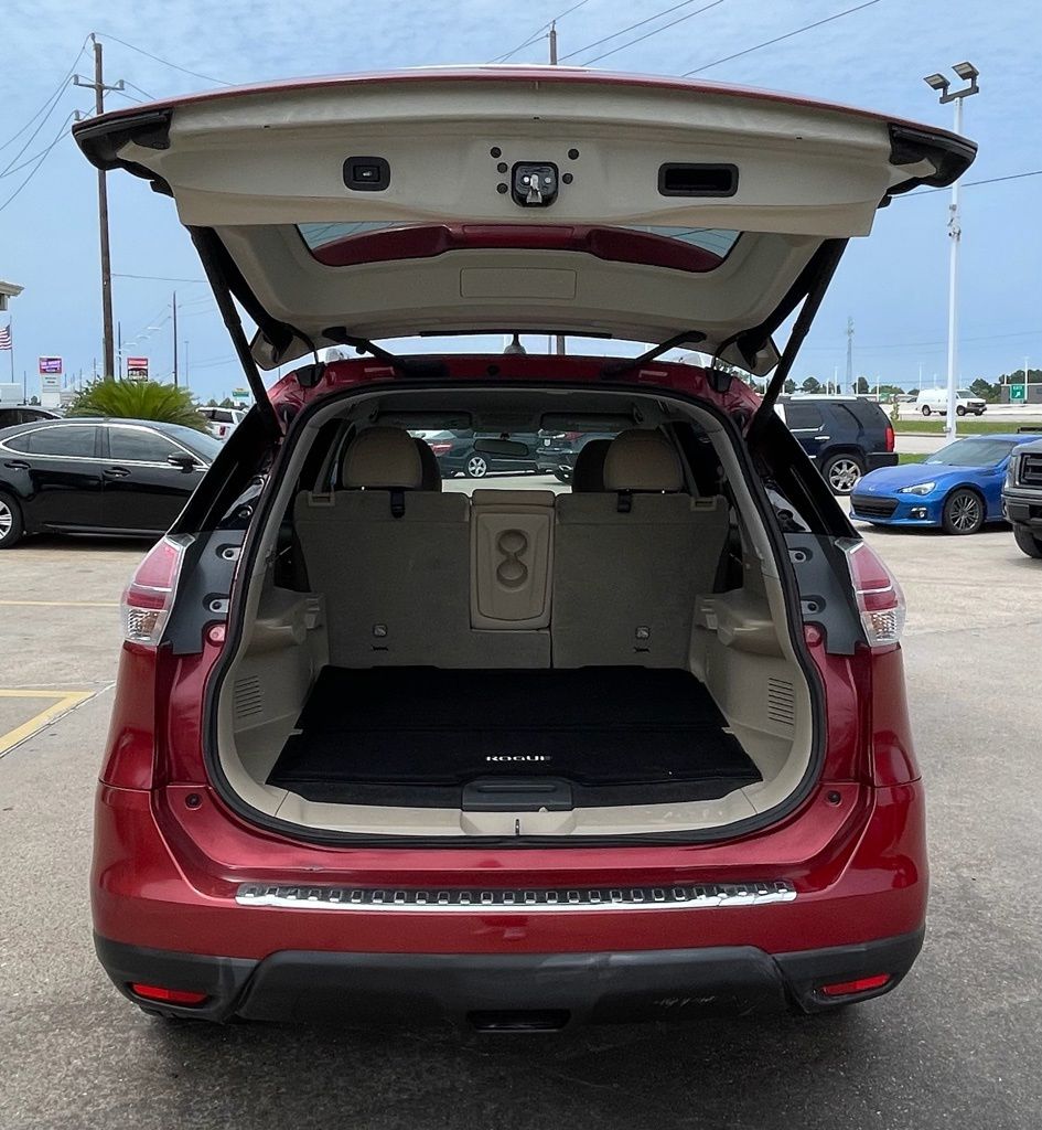 2016 Nissan Rogue SV Red at DeMontrond Gulf Freeway