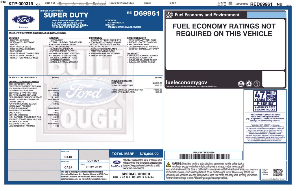 2024 Ford F-550 Chassis XLT