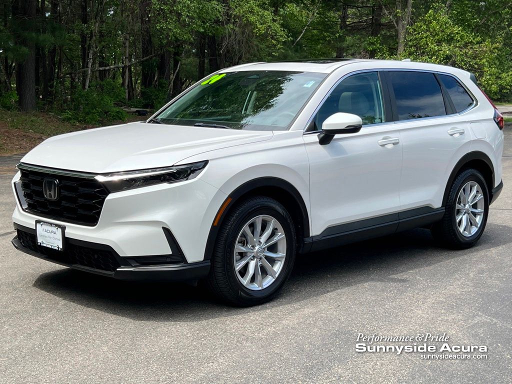 Platinum White Pearl 2024 Honda CR-V SUV / Crossover All-Wheel Drive Continuously Variable Transmission