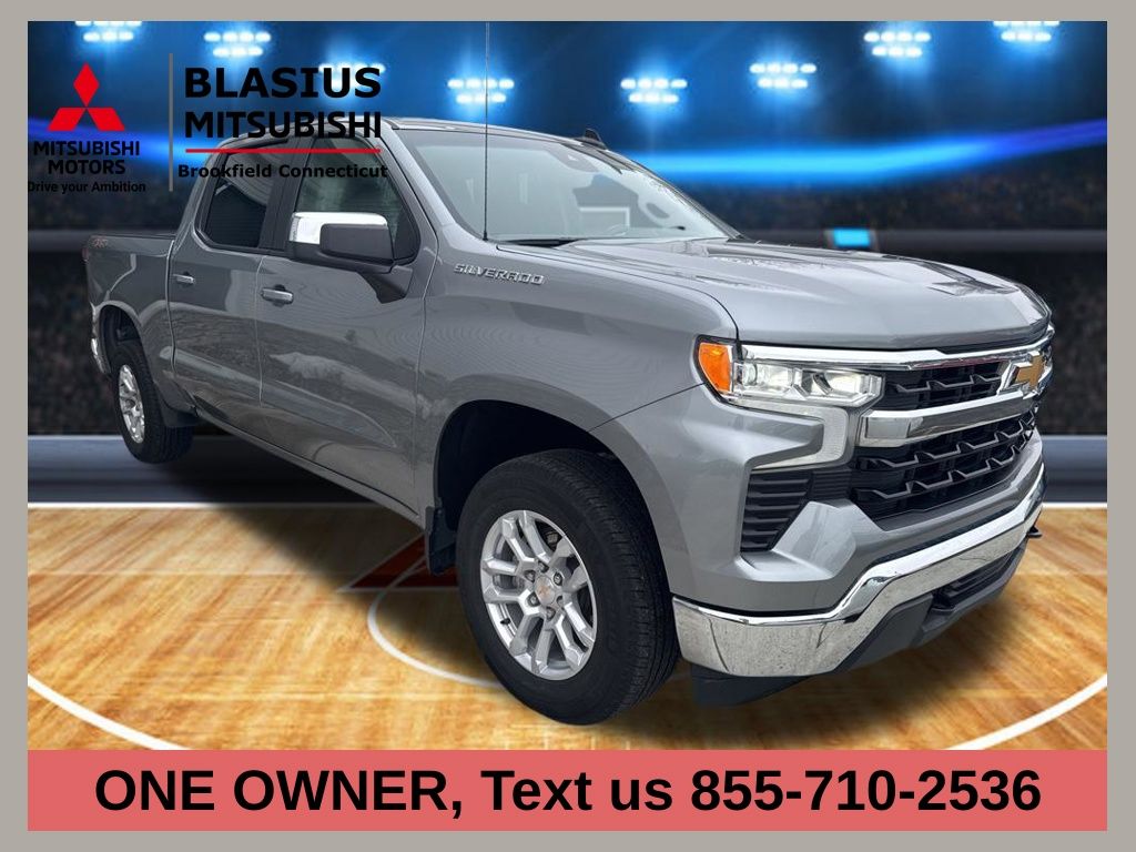 Sterling Gray Metallic 2023 Chevrolet Silverado 1500 LT Crew Cab 4WD Pickup Truck Four-Wheel Drive 8-Speed Automatic