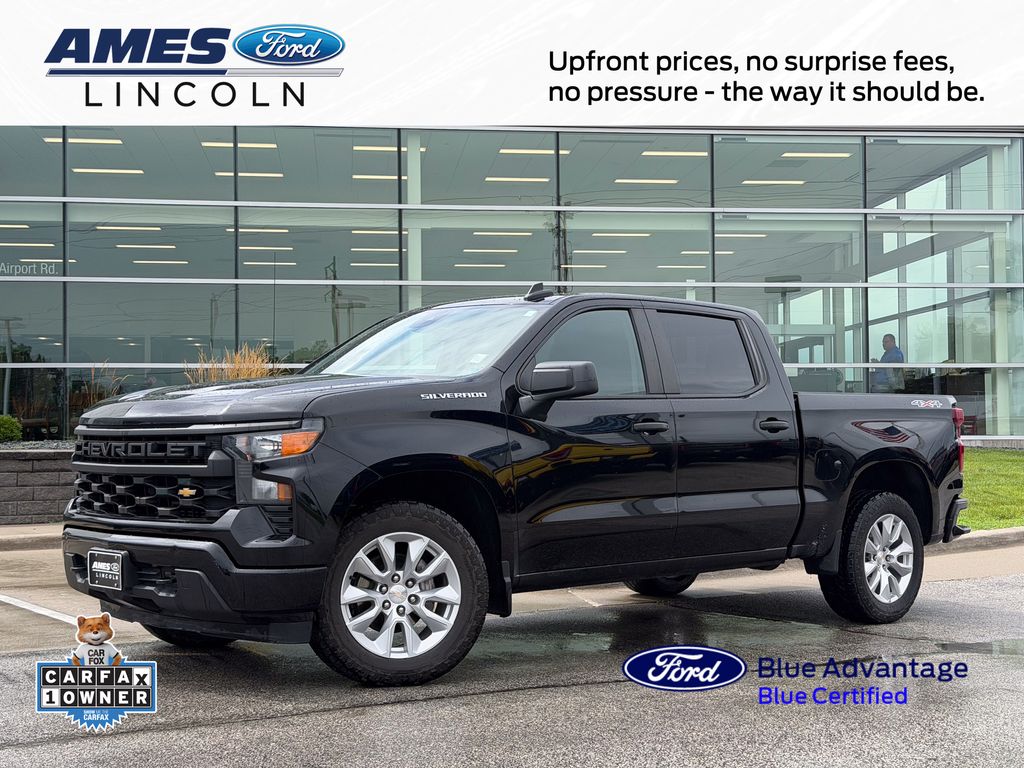 Black 2024 Chevrolet Silverado 1500 Pickup Truck Four-Wheel Drive 8-Speed Automatic