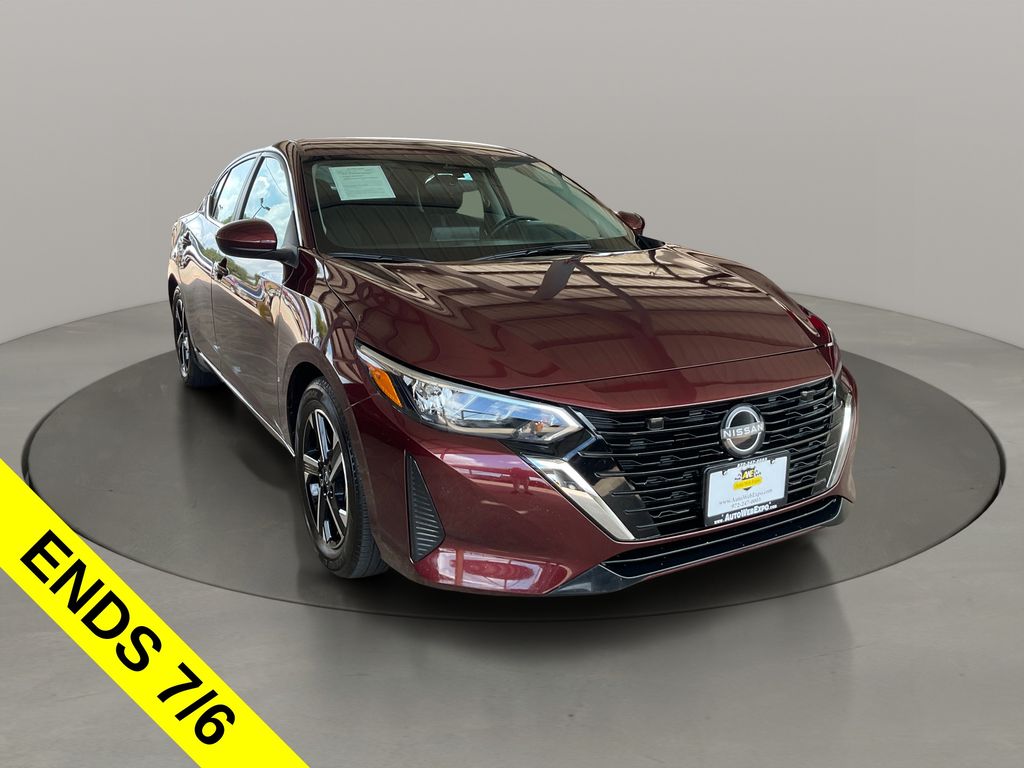 Rosewood Metallic 2025 Nissan Sentra Sedan Front-Wheel Drive Continuously Variable Transmission