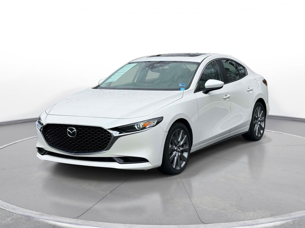 Snowflake White Pearl Mica 2024 Mazda MAZDA3 2.5 S Preferred Sedan FWD Sedan Front-Wheel Drive 6-Speed Automatic