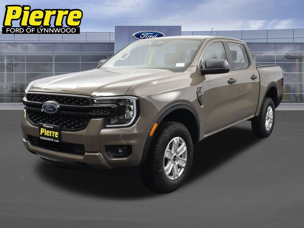 Gray 2025 Ford Ranger Pickup Truck Four-Wheel Drive Automatic