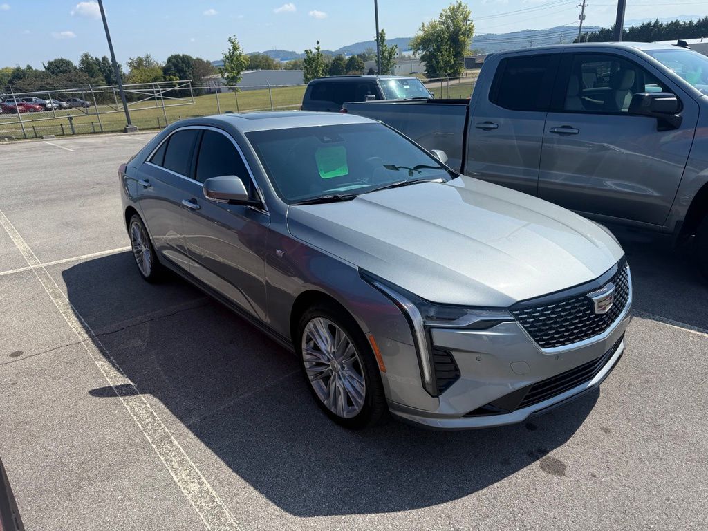 Argent Silver Metallic 2026 Cadillac CT4 Sedan All-Wheel Drive 8-Speed Automatic