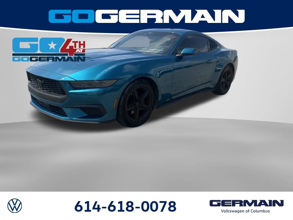 Adriatic Blue Metallic 2026 Ford Mustang Coupe Rear-Wheel Drive Automatic