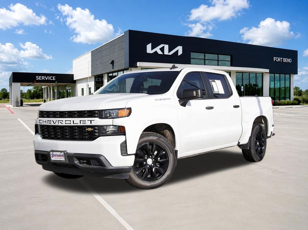 2022 Chevrolet Silverado 1500 LTD Custom White at DeMontrond Gulf Freeway