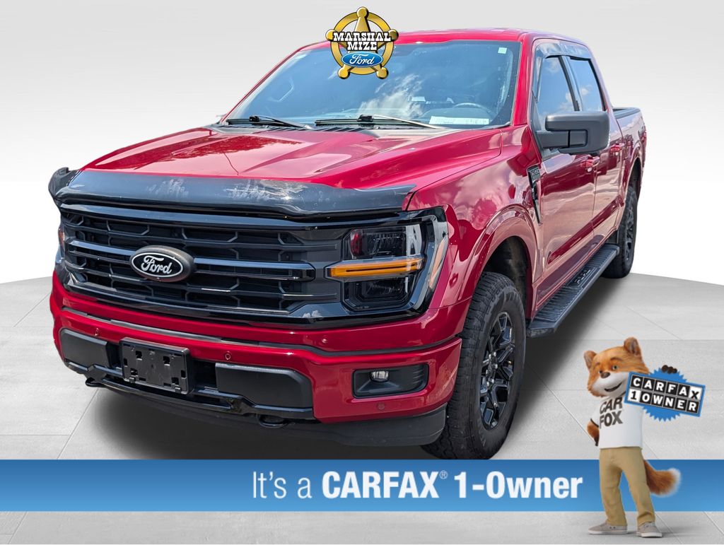 Red Metallic 2024 Ford F-150 Pickup Truck Four-Wheel Drive Automatic