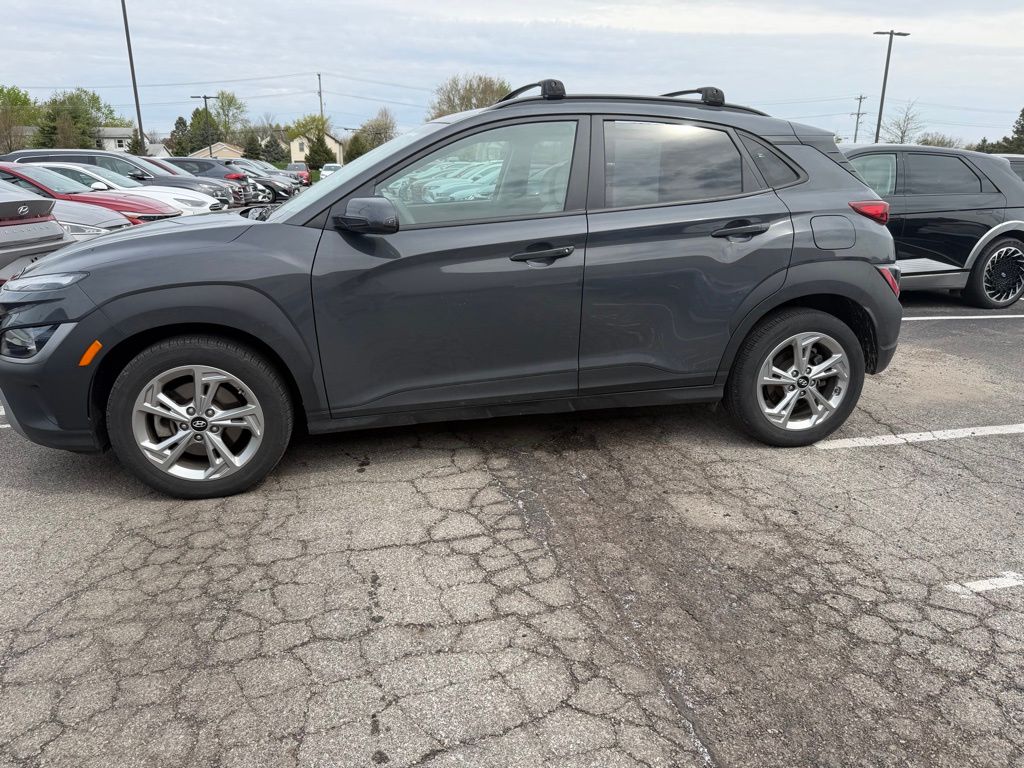 Ecotronic Gray 2023 Hyundai Kona SEL AWD SUV / Crossover All-Wheel Drive Continuously Variable Transmission