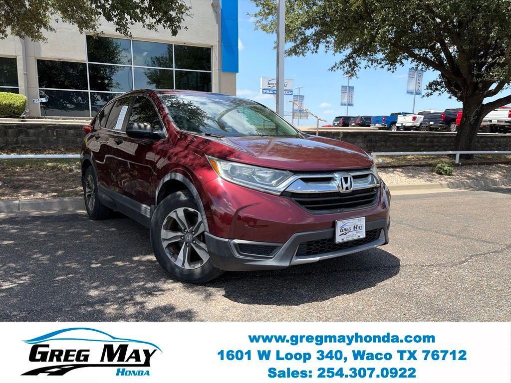2018 Honda CR-V LX Red at Greg May Honda