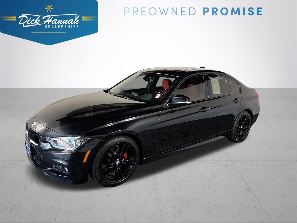 Black Sapphire Metallic 2016 BMW 3 Series Sedan Rear-Wheel Drive 8-Speed Automatic