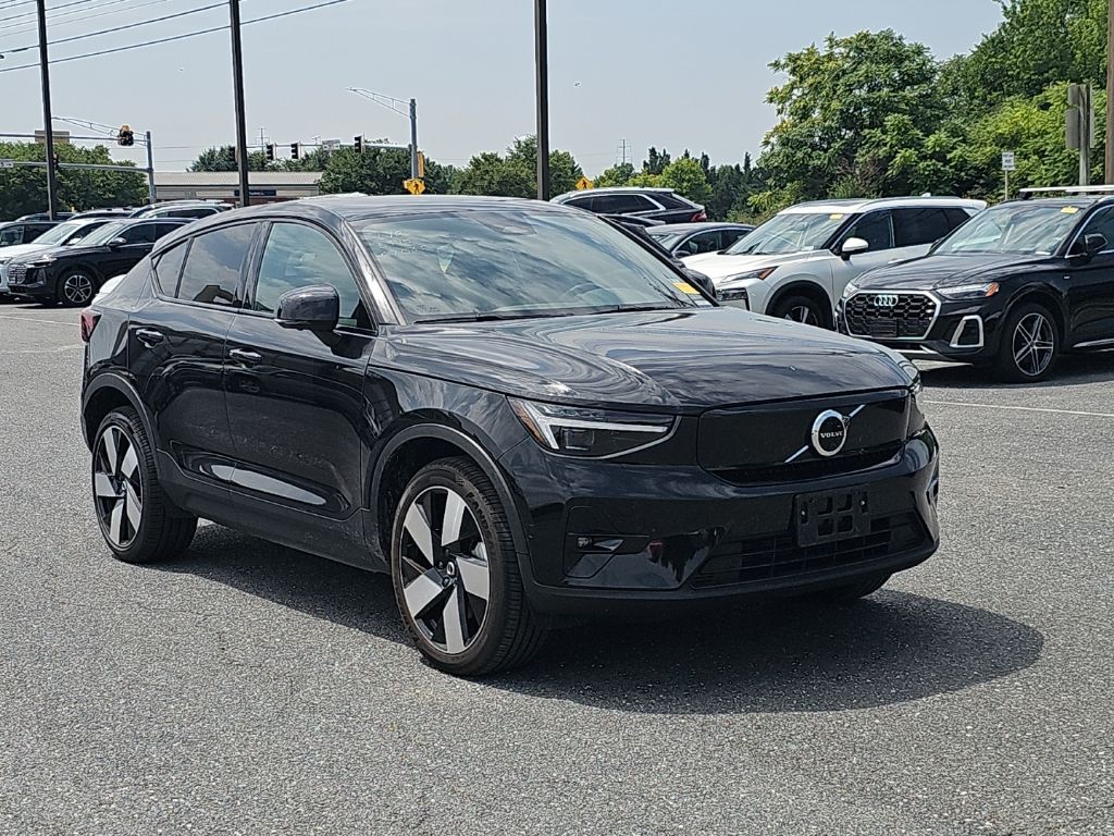 Onyx Black Metallic 2023 Volvo C40 Recharge SUV / Crossover All-Wheel Drive 1-Speed Automatic